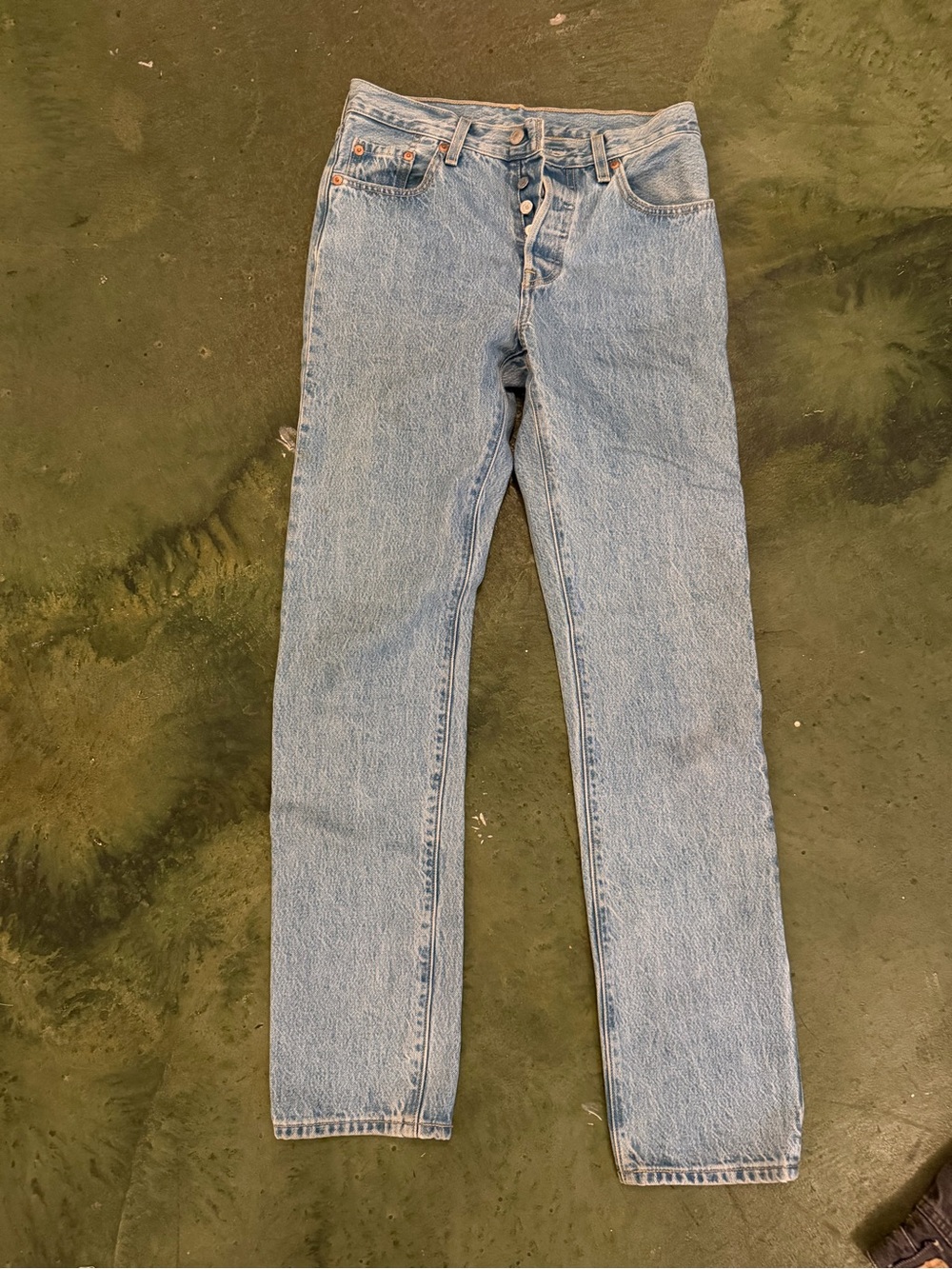 Levi's Light Blue Women's Straight Jeans 25 x 32